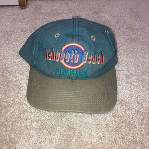 Vintage Rehoboth Beach Delaware Snapback Adjustable Hat Green